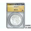 1884-CC Morgan Silver Dollar ANACS MS63