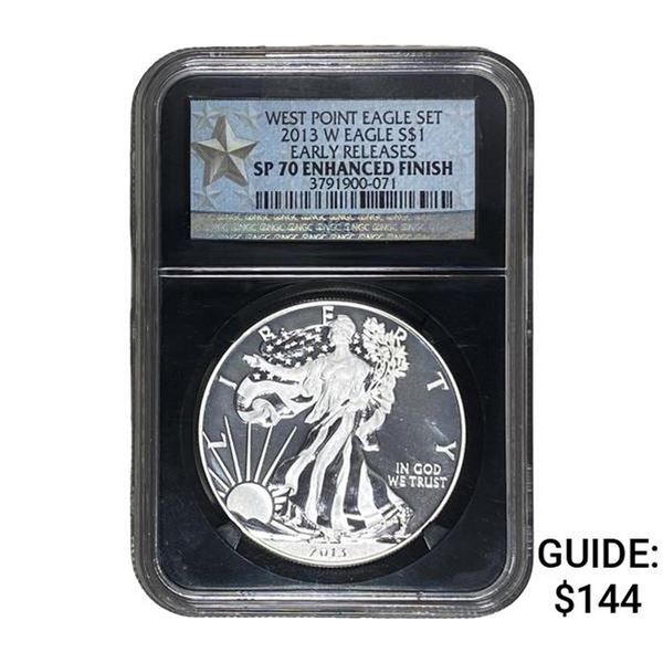 2013 $1 Silver Eagle NGC SP70