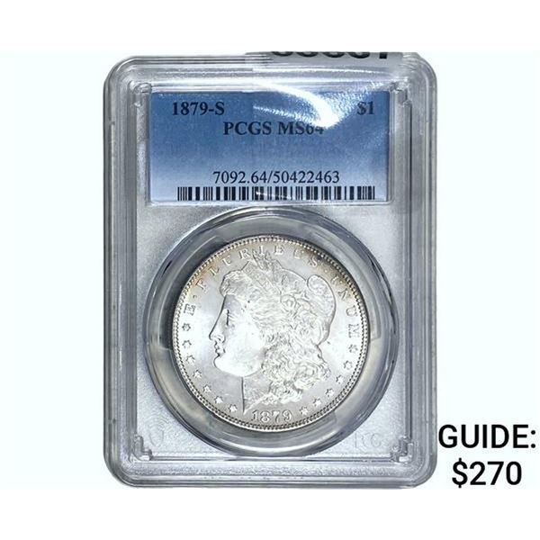 1879-S Morgan Silver Dollar PCGS MS64