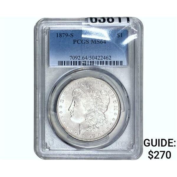 1879-S Morgan Silver Dollar PCGS MS64