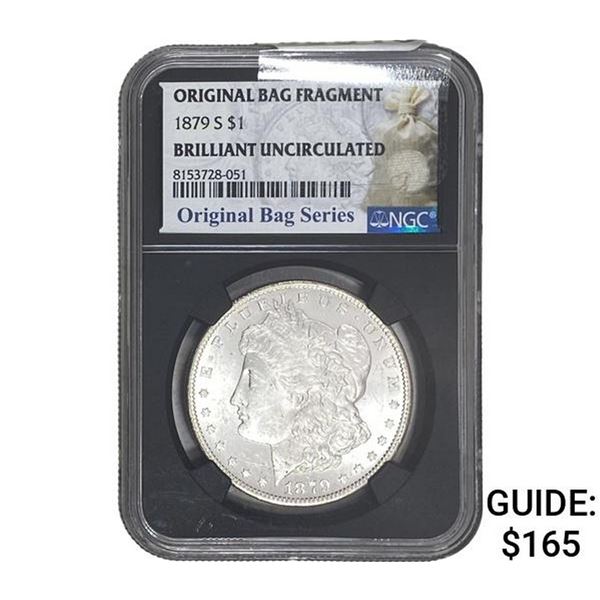 1879-S Morgan Silver Dollar NGC BRILLIANT UNC