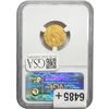 Image 2 : 1910 $2.50 Gold Quarter Eagle NGC MS63
