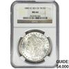 Image 1 : 1880-CC REV OF 78 Morgan Silver Dollar NGC MS64