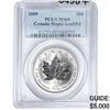 Image 1 : 2009 Silver $50 Canada Maple Leaf/Pd PCGS MS69