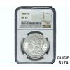 1886 Morgan Silver Dollar NGC MS63