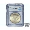 1922 Silver Peace Dollar ICG MS63