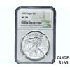 2020 Silver Eagle NGC MS70