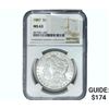 1887 Morgan Silver Dollar NGC MS63