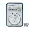 Image 1 : 2020 Silver Eagle NGC MS70
