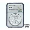 Image 1 : 2020 Silver Eagle NGC MS70