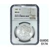 1887 Morgan Silver Dollar NGC MS63