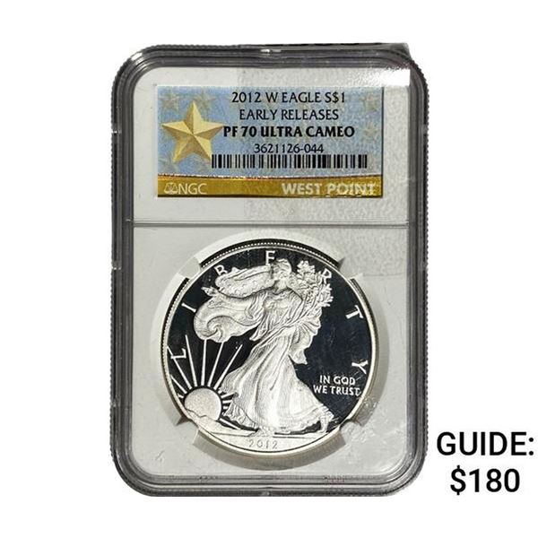 2012-W Silver Eagle NGC PF70 Ultra Cameo Early Releases