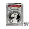 Image 1 : 2017-W Silver Eagle PCGS PR70  Jim Peed DCAM