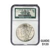 Image 1 : 1922-S Silver Peace Dollar NGC Brilliant Uncirculated