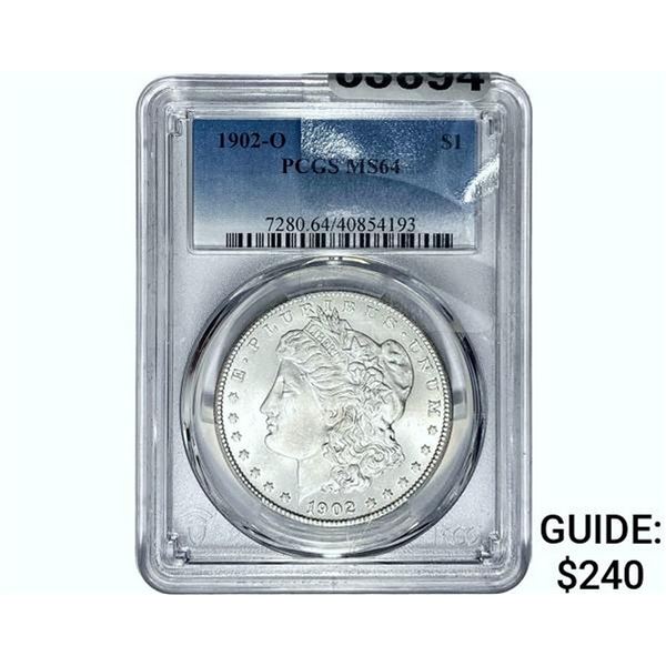 1902-O Morgan Silver Dollar PCGS MS64