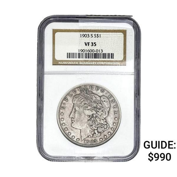1903-S Morgan Silver Dollar NGC VF35