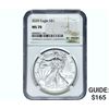 Image 1 : 2020 Silver Eagle NGC MS70