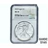 Image 1 : 2020 Silver Eagle NGC MS70