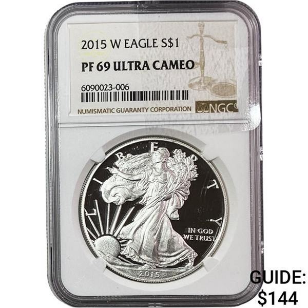 2015-W Silver Eagle NGC PF69 Ultra Cameo