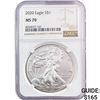 Image 1 : 2020 Silver Eagle NGC MS70