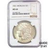Image 1 : 1921 Morgan Silver Dollar NGC MS64