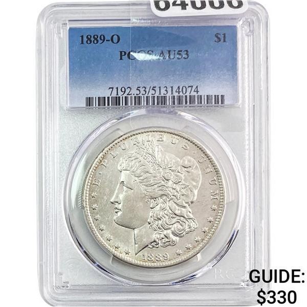 1889-O Morgan Silver Dollar PCGS AU53