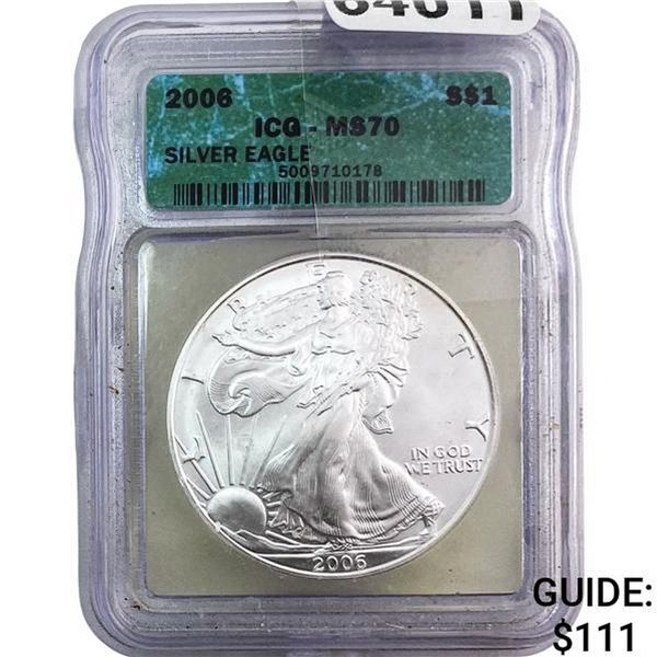 2006 Silver Eagle ICG MS70