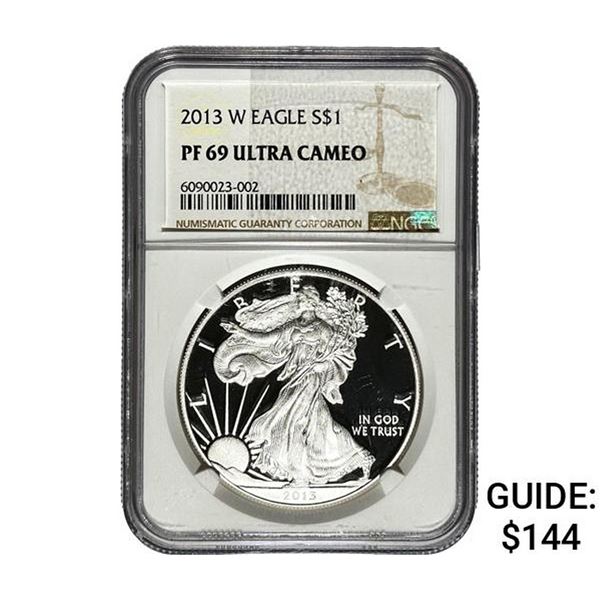 2013-W Silver Eagle NGC PF69 Ultra Cameo