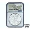 Image 1 : 2021-W Silver Eagle NGC MS70 Eagle Landing T-2