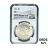Image 1 : 1922 Silver Peace Dollar NGC MS61