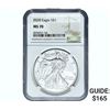 Image 1 : 2020 Silver Eagle NGC MS70