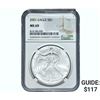 Image 1 : 2001 Silver Eagle NGC MS69