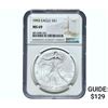 Image 1 : 1993 Silver Eagle NGC MS69