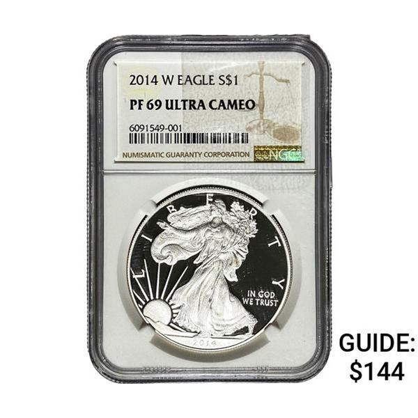 2014 Silver Eagle NGC PF69 Ultra Cameo