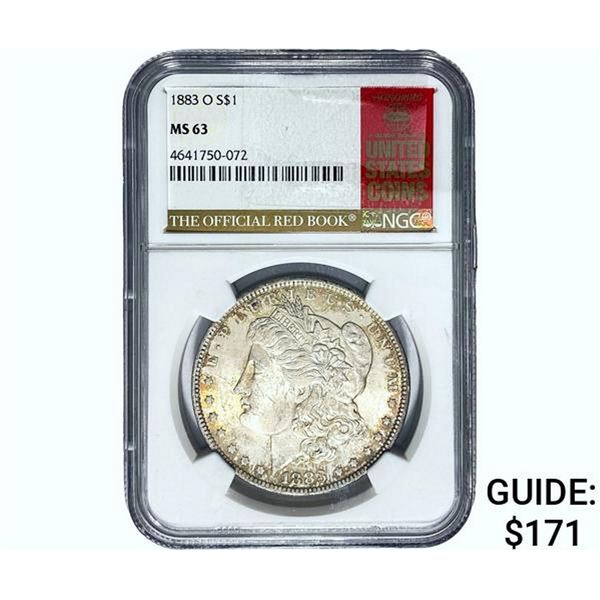 1883-O Morgan Silver Dollar NGC MS63