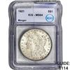 Image 1 : 1921 Morgan Silver Dollar ICG MS64