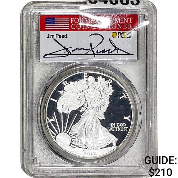 2107-W Silver Eagle PCGS PR70 Jim Peed DCAM