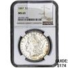 Image 1 : 1887 Morgan Silver Dollar NGC MS63