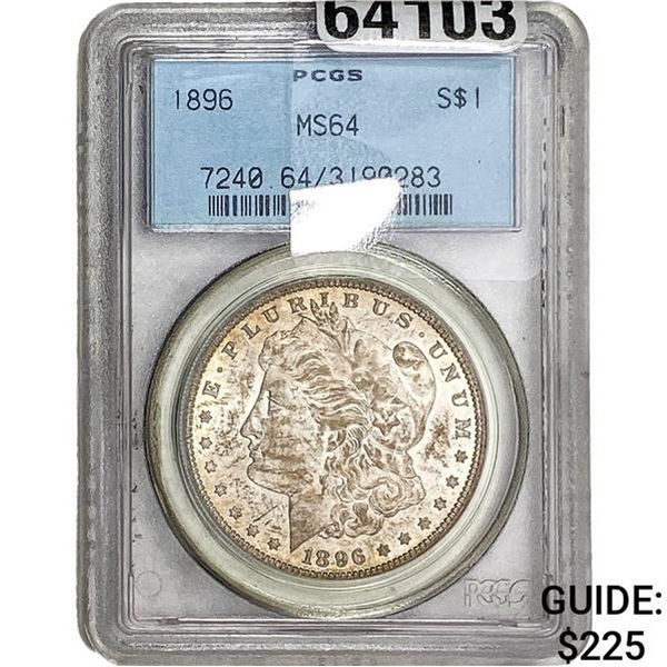 1869 Morgan Silver Dollar PCGS MS64