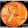 1955/55 DDO Wheat Cent CHOICE BU RD