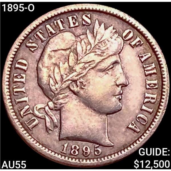 1895-O Barber Dime HIGH GRADE
