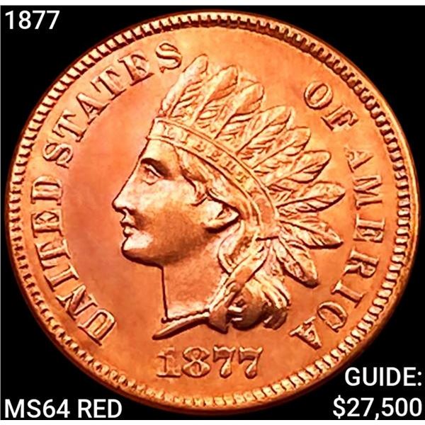 1877 Indian Head Dollar CHOICE BU RD