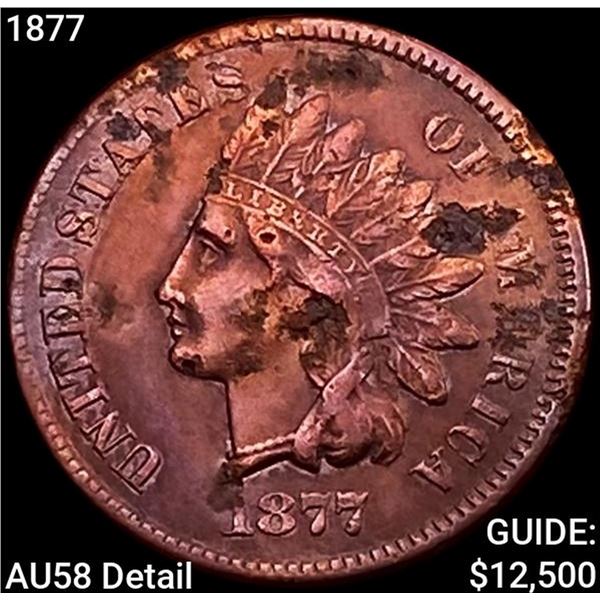 1877 Indian Head Cent CHOICE AU