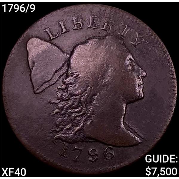 1796/9 Draped Bust Large Cent NEARLY UNCIRCULATED