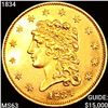 Image 1 : 1834 $2.50 Gold Quarter Eagle CHOICE BU