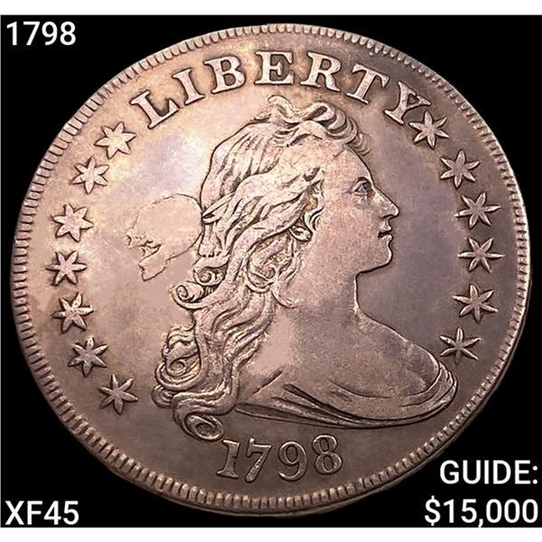 1798 Draped Bust Dollar NEARLY UNCIRCULATED