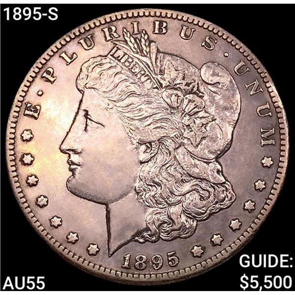 1895-S Morgan Silver Dollar HIGH GRADE