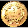 Image 2 : 1862 $3 Gold Piece CHOICE AU