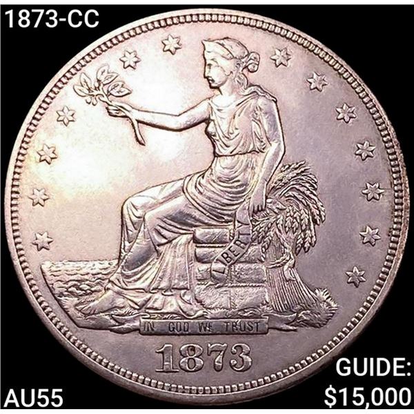 1873-CC Silver Trade Dollar HIGH GRADE