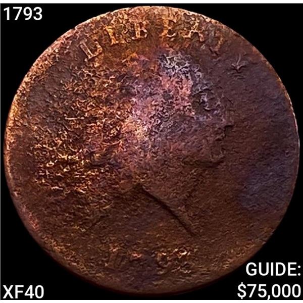 1793 Chain Cent NEARLY UNCIRCULATED